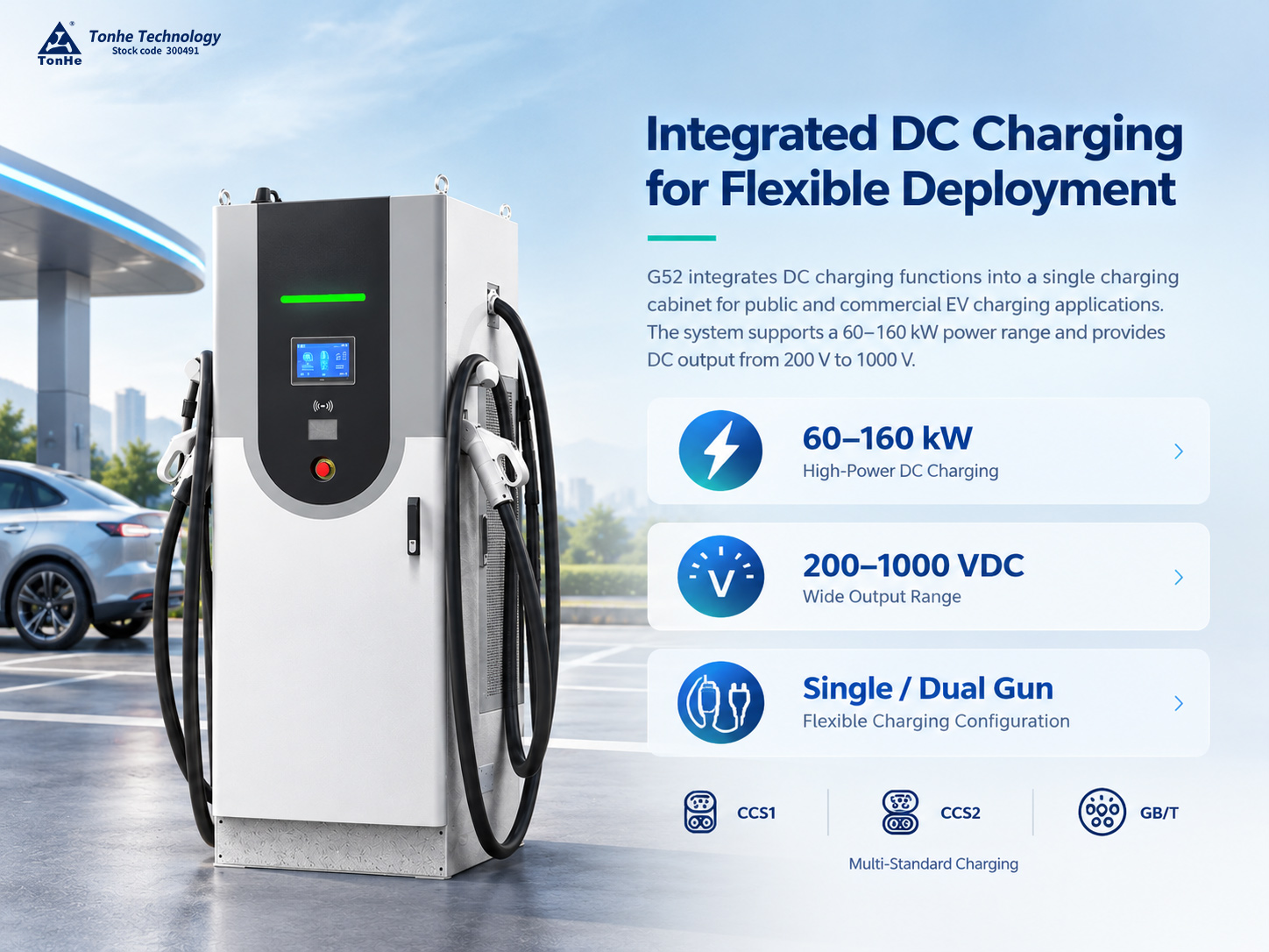Integrated DC Charging for Flexible Deployment